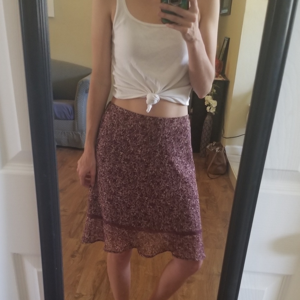 Vintage Floral Skirt